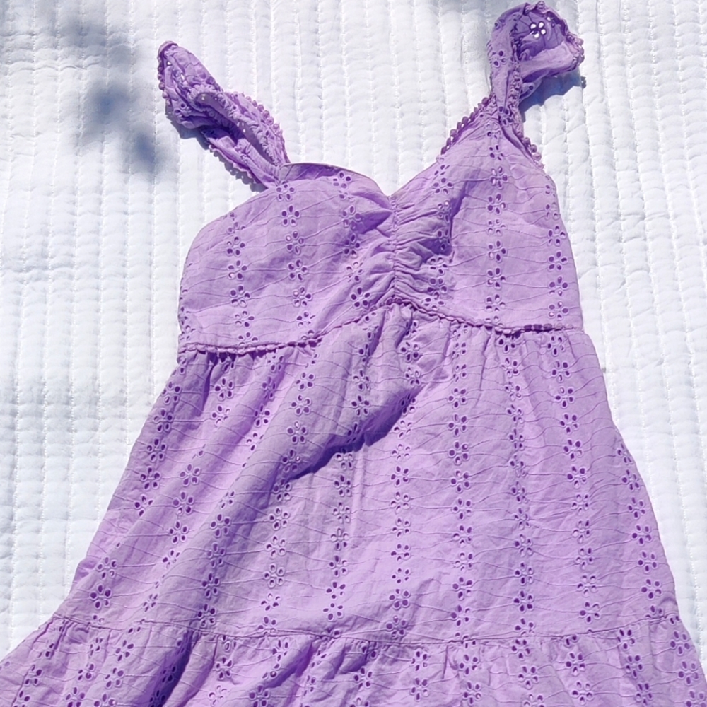 Lavender Eyelet Sundress